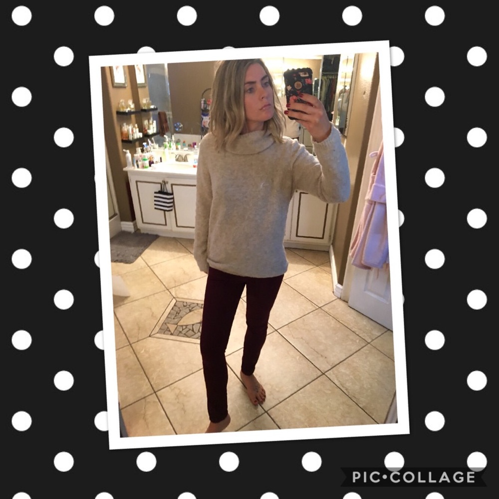 Wax Jean Butt I Love You Maroon/Burgundy Color